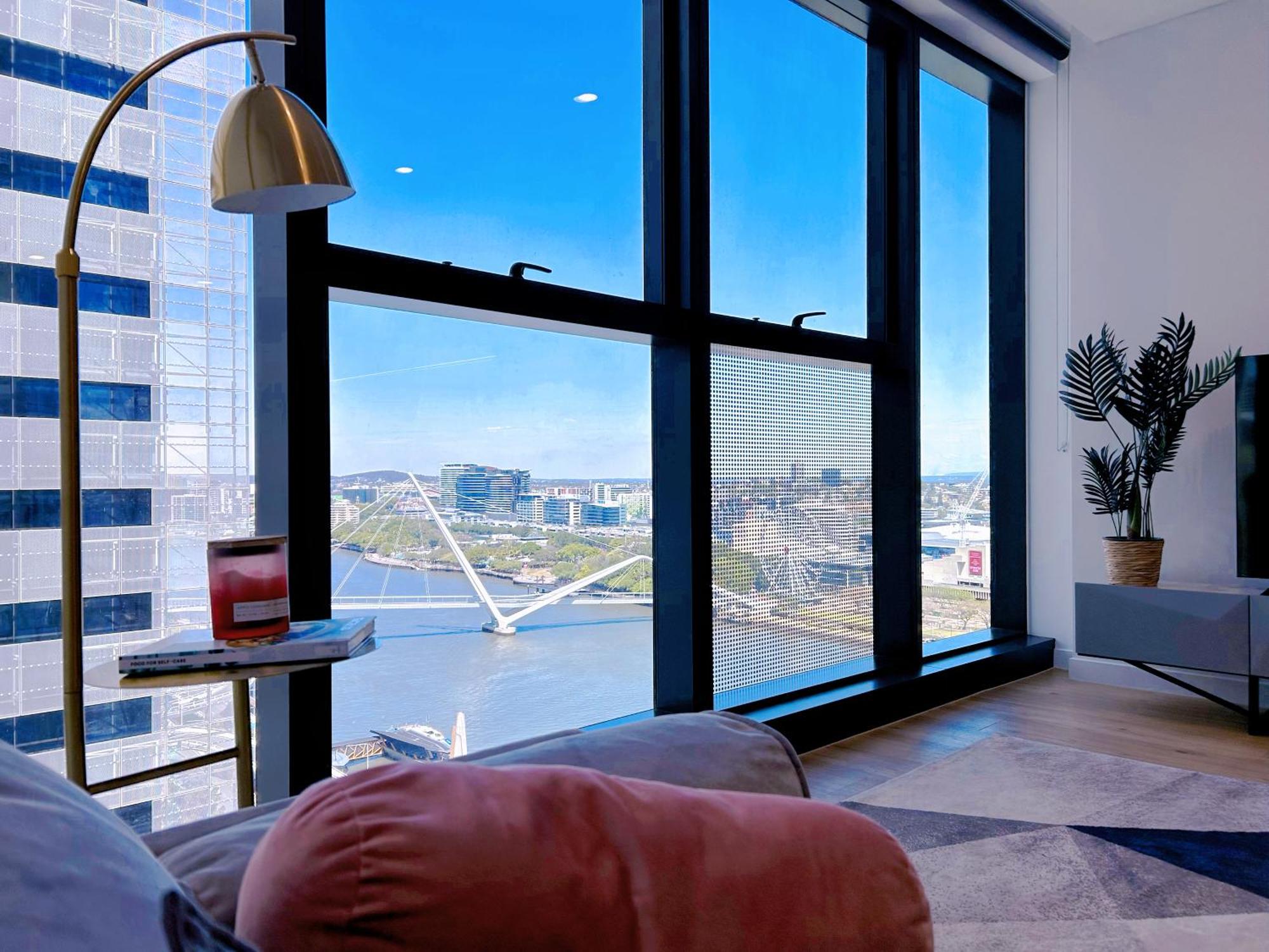 Cbd Luxury River View 1Bed Apt The One Brisbane Exteriér fotografie